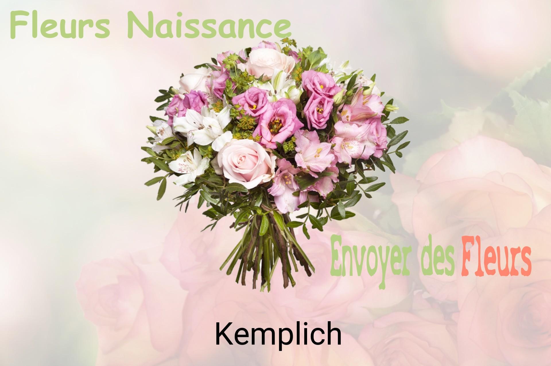 Bouquet de fleurs de naissance livré à Kemplich